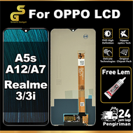 LCD OPPO A5s A12 A7 Realme 3 3i Original 100% lcd touchscreen free lem fullset asli Ori layar hp FHD