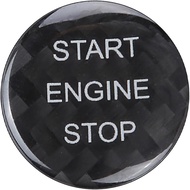 RUIANTE Compatible with Carbon Fiber Engine Push Start Button Cover Sticker for BMW 1 2 3 4 5 6 7 Se