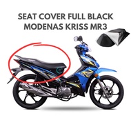 SEAT COVER MOTOR FULL BLACK COVER SARUNG SEAT MOTOR KULIT SEAT MOTOR MODENAS KRISS MR3 KRISS 110 MR3