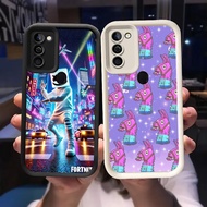 Q-60 Fortnite game Black white Case for Samsung A10S A03S A11 M10S A30 A20 M20S A02S M01S