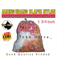 ==Terbaru== Jaring Udang Nylon 3 Lapis (Siap Pakai) Jaring Komplit /