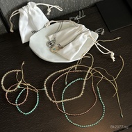 Necklace Bracelet y061a901Beaded Bag Gold Coin Fashionable and Versatile Necklace Collection AJ4M