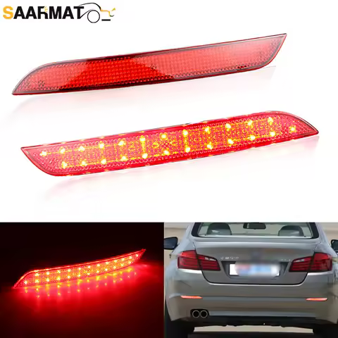 LED Rear Bumper Brake Light For BMW 5 Series F10 F11 F18 ActiveHybrid (NOT fit M5 or 5-series with M