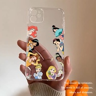 iPhone 14 Pro Max 迪士尼公主透明手机壳 Disney Princess Transparent Phone Cover