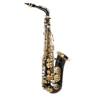 [LIS1] Ammoon Eb Alto Saxophone Brass Lacquered Gold E Flat Sax 82Z Key Type Woodwind Instrument wit
