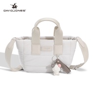 David Jones เสื้อดาวน์ผ้าน้ำหนักเบาสำหรับผู้หญิงคอลเลกชันใหม่2025ฤดูใบไม้ผลิฤดูร้อน-กระเป๋ามีที่จับ