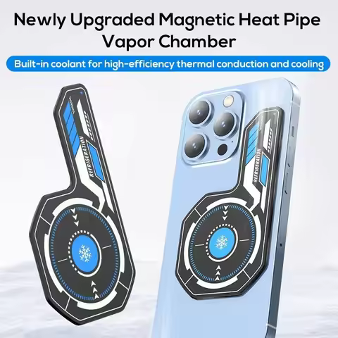 J01 Game Mobile Phone Cooler Heat Pipe Cooling Fin Holder Sheet Uniform Heat Dissipation Board Incre