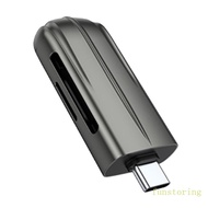 FUN Type C Card Reader USB C to TF Memory Stick Card 2 Slot USB C Memory Card Adapter