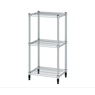 [TokoAcin] Omar galvanized shelving unit 46x36x94cm, multi-purpose shelving unit, iron shelf, small 