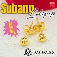 Subang Paku Emas 916 Subang Lolipop emas 916 Tulen Anting anting emas 916 Anting emas 916 Subang pak