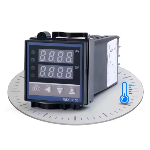 48x48 REX-C100 K J PT100 Thermostat Digital Output Electronic PID Programmable Sensors Relay/SSR Out