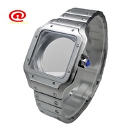 NH35 38mm Square Watch Case for NH35 4R35 NH36 4R36 Movements Watch Accessories