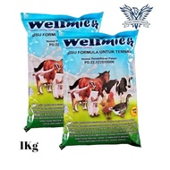 SUSU HEWAN WELLMILK 1kg PREMIUM Untuk anak Hewan penganti INDUK PROFAT MAXINOS