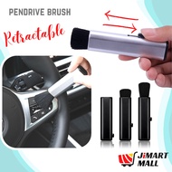 PENDRIVE BRUSH PORTABLE Adjustable Soft Mini Car PC Motor Aircond Dashboard Cleaning Interior Wash Berus Kereta Care