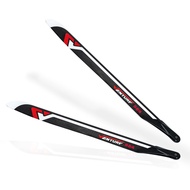 VENTURE 564mm Premium CF Blades – Red/Silver