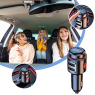 2026 New Bluetooth 5.4 Car FM Transmitter PD 30W Fast Charge MP3 Player