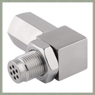 ( S U Z B )Universal O2 Oxygen Sensor Adapter 90° Degree 02 Bung Extension Catalytic Extender Spacer