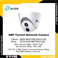 TP-LINK VIGI C440i 2.8mm / 4mm VIGI 4MP IR Turret Network Camera