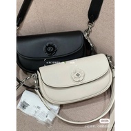 Dior Alpha c Ladies Classic New Style Emmy Saddle Bag 23 Classic Camellia Rose Three-Dimensional Cam