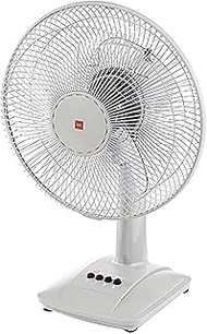KDK A30AS Table Fan with 30cm Plastic Blade, Silver Gray