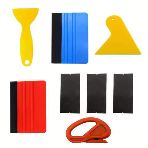 Wallpaper Smoothing Tool, Car Vinyl Wrap Felt Edge Squeegee Tool For Car Vinyl Wrap, Decal Sticker I