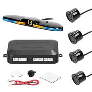 Car Parking Sensor Rear Reversing Radars System 4 Parking Sensors Distance Detection LED Light Dist