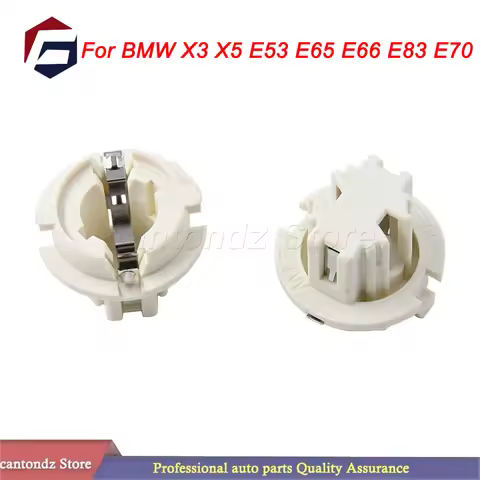 2PCS Car Rear Tail Light Brake Lamp P21W Bulb Socket Holder For BMW X3 X5 E53 E65 E66 E83 E70 632169