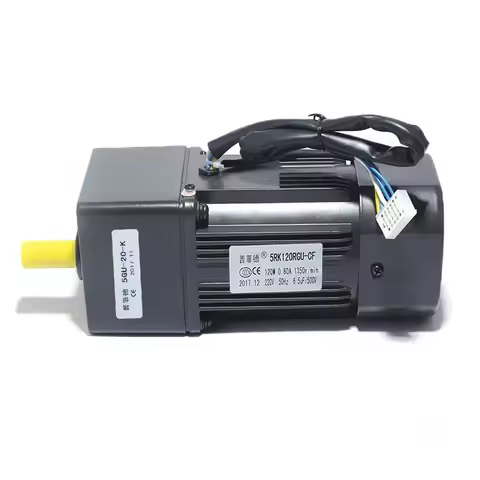 5RK120GU-CF 220V AC Geared Motors 120W Induction Small Machine 2.7/4.5/9/18/22/27/45/90/108/135/180/