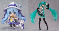 日版 黏土人 380 魔法少女雪初音 snow miku Magical Snow ver 2014 + 正版 figma 200 初音 2.0 MIKU 初音未來 GSC