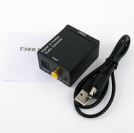 全城熱賣 - 數字轉類比音訊轉換器 光纖同軸轉類比音訊線 Digital to analog（單機+USB線）