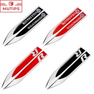Volkswagen 2 Pcs Car Styling Metal Car Side Fender Trim 3D Marker for Polo Golf mk3 mk6 mk7 Scirocco