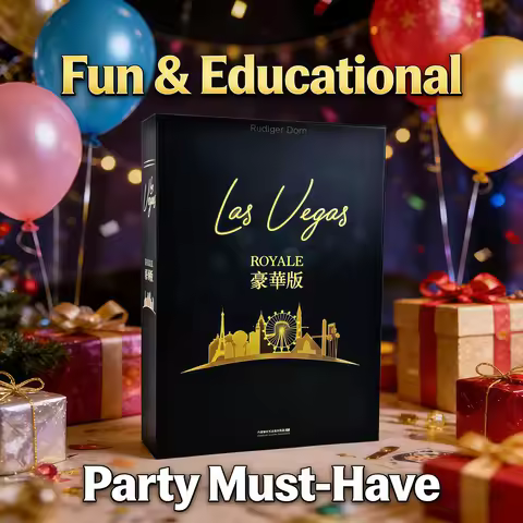 Las Vegas Royal Edition Board Game - Adult Christmas Birthday Gift, friend Gathering and team-buildi