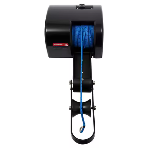35LBS Electric Anchor Boat Marine Electric Anchor Winch with Remote Control DC12V for 24ft Long Boat