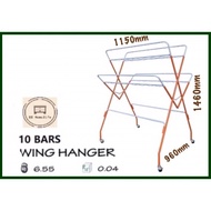 Foldable clothes hanger-drying rack with wheels / Penyidai baju lipat / Ampaian baju lipat dengan ro