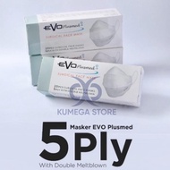 JTTOP" EVO PLUSMED 5 PLY 4D MASK WITH DOUBLE MELTBLOWN FILTER