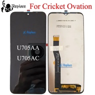 Black 6.5 Inch For Cricket Ovation U705AA U705AC LCD DIsplay Touch Screen Digitizer Panel Assembly R