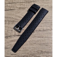 FKM Rubber Black 20mm Quick Release Strap Tropical Watch Strap