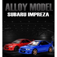 Subaru WRX sti Diecast Collection Car JDM 1:32 Subaru Impreza WRX STI Modified Culture Car Alloy Met