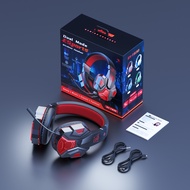 RGB บลูทูธไร้สาย หูฟังเกมมิ่ง Gaming Headset มีไมโครโฟน ลดเสียงรบกวนและสเตอริโอรอบทิศทาง For PC Lapt
