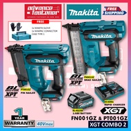 MAKITA 40Vmax 40V XGT Cordless Combo 2 ( FN001G Cordless Brad Nailer / PT001G Cordless Pin Nailer)