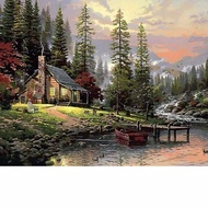 Paint By Number Landscape Oil Paint Painting