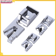 FA|  3Pcs/Set Domestic Sewing Machine Rolled Hem Presser Foot for Brother Singer