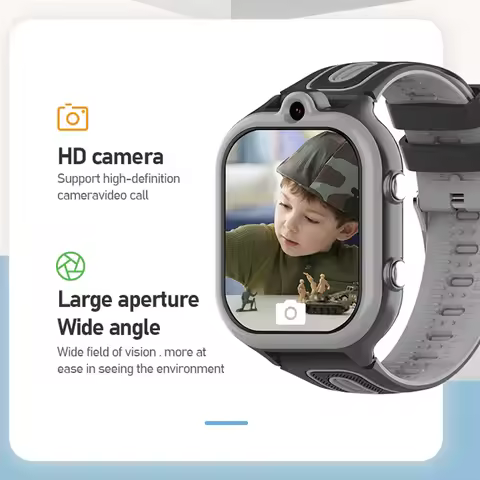 VALDUS 2025 New DF91 Children Smartwatch 8GB Memory WIFI GPS Positioning SOS SIM Card 30W Camera App