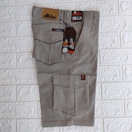 Hugo Pants - Celana Pria Pendek Cargo Jumbo Distro Army Bahan Katun Chino Premium