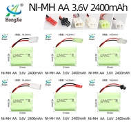 Ni‑MH AA 2400mAh 3.6V (3S – 3 × AA cells) Battery Pack – SM/JST/Mini Tamiya Plug, for RC Cars & Elec