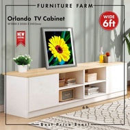 F&F : Orlando Tv Cabinet/meja tv/Almari Tv/rak tv kayu /Rak TV/Tv Console/Tv Rack