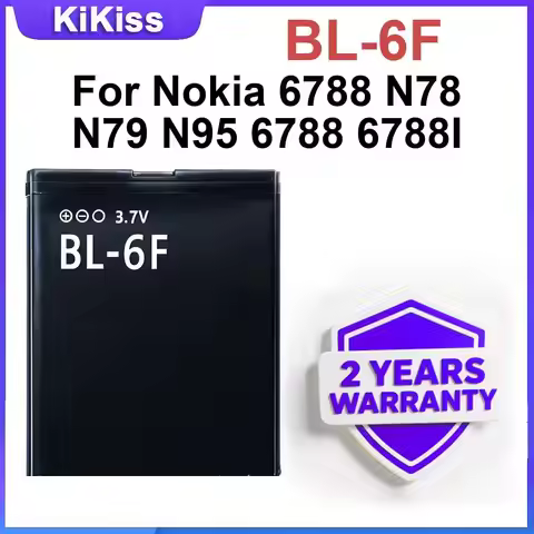 Mobile Phone Battery BL-6F For Nokia 6788 N78 N79 N95 6788 6788I Rechargeble Batteries