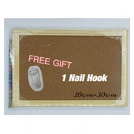 (Msia Ready Stock)HIGH QUALITY EXTRA THICK TEBAL Wood Framed Cork board(Price For 1 Pcs)