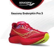 Saucony Endorphin Pro 3 Road Running Race Shoes Women - Red/Rose S10755-16