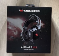 全新未用 Monster AIRMARS N1S 遊戲耳機